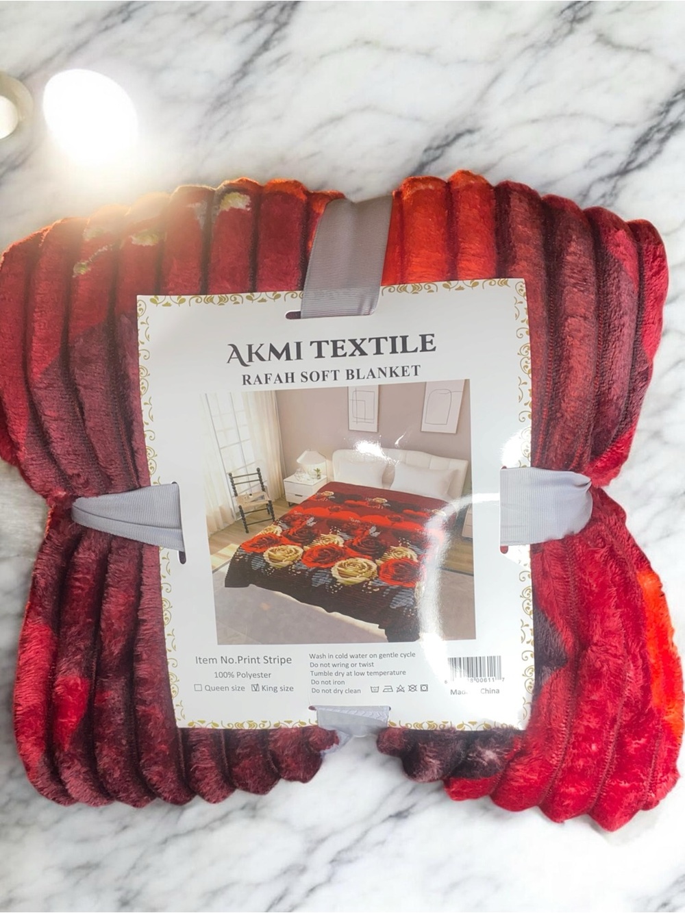 Akmi Textile Rafah Soft Blanket King Size